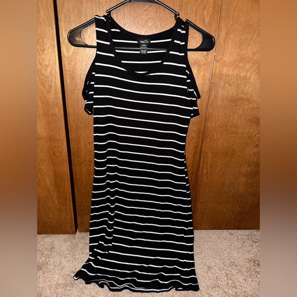 Rue 21 Cut Out Shoulder Dress